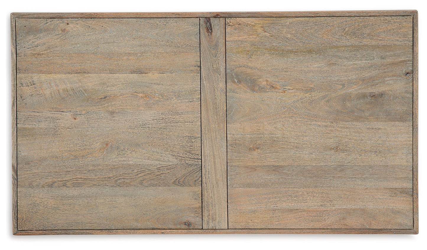 Bristenfort - Brown / Black - Rectangular Cocktail Table - Hornell Furniture Outlet
