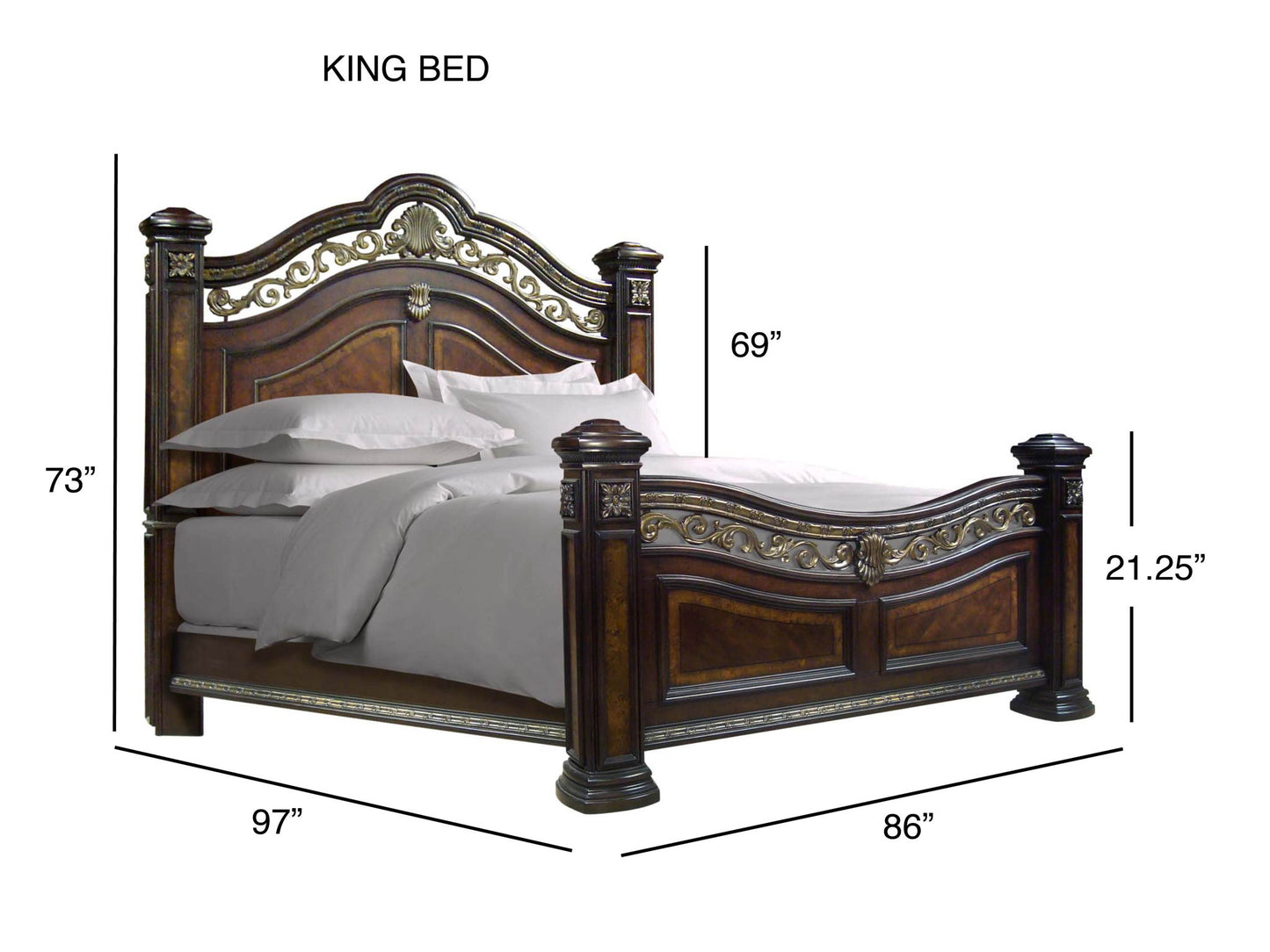 Monte Carlo - Bed - Hornell Furniture Outlet