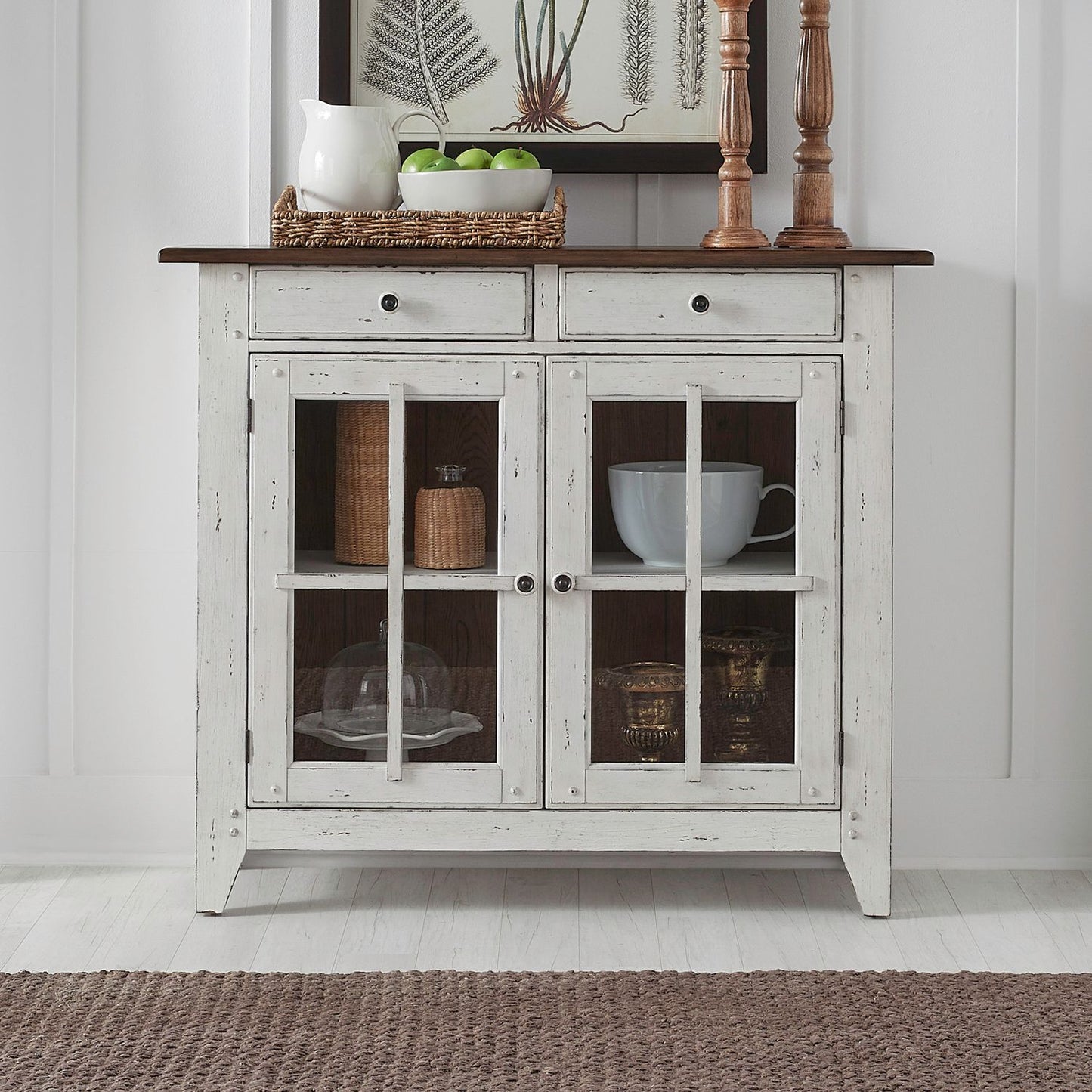 Al Fresco - Server - Graphite / Whitestone - Hornell Furniture Outlet
