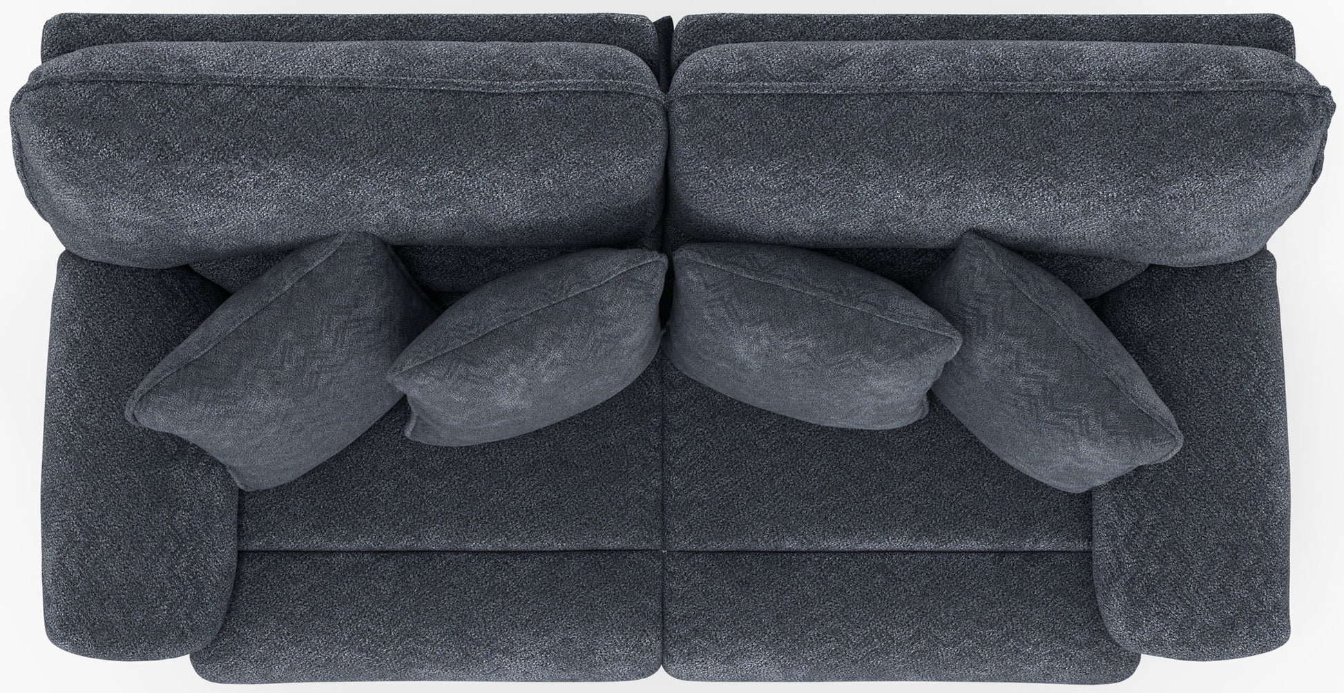 Paxon - Deep Seat Power Reclining Sofa With Power Adjustable Headrest - Smoke - Hornell Furniture Outlet