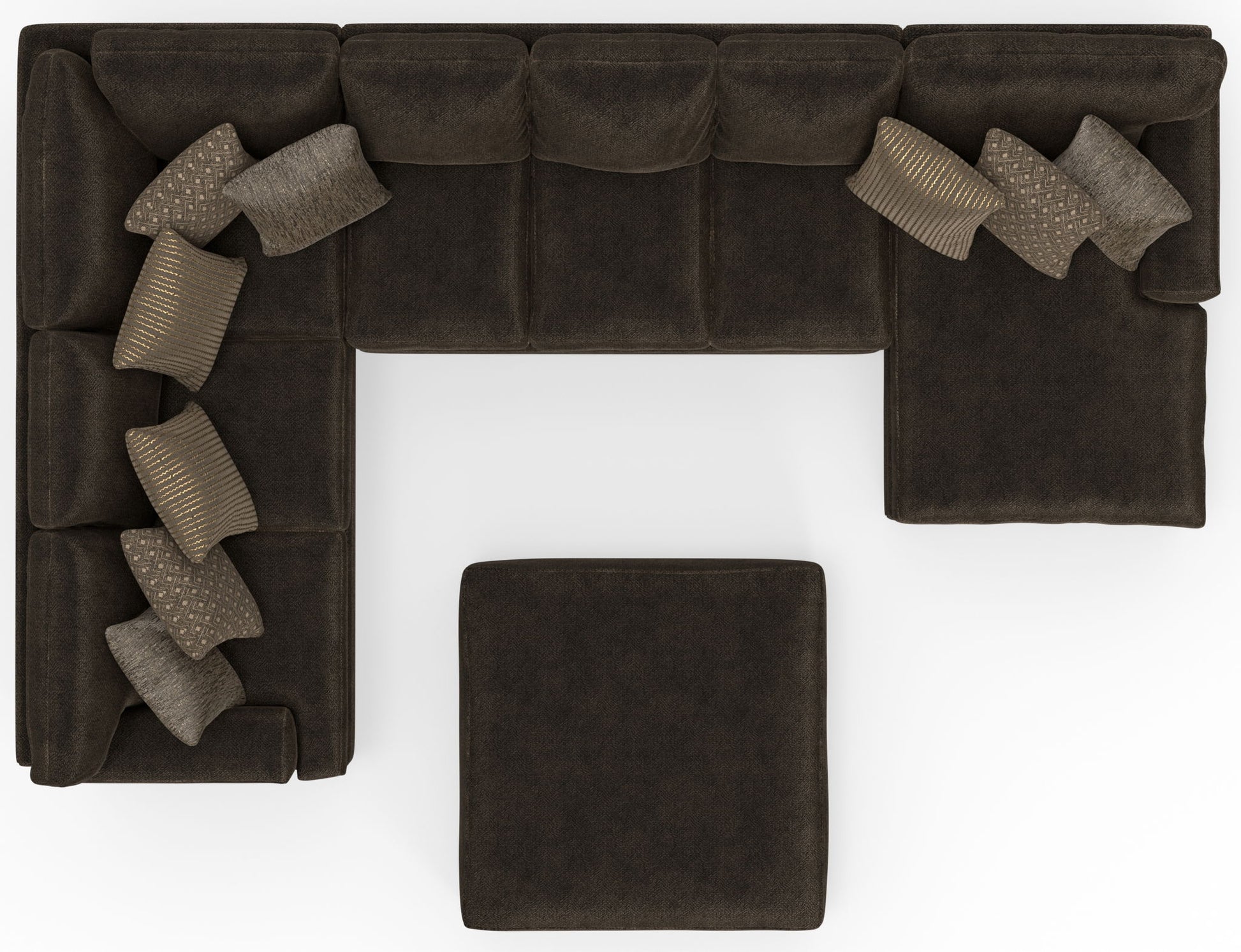 Mammoth - Sectional With Cocktail Ottoman - Hornell Furniture Outlet