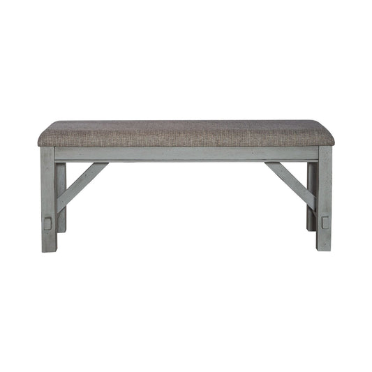 Newport - Dining Bench - Gray - Hornell Furniture Outlet