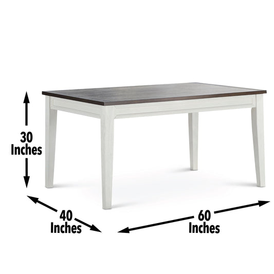 Caylie - Fix Top Dining Table - White - Hornell Furniture Outlet