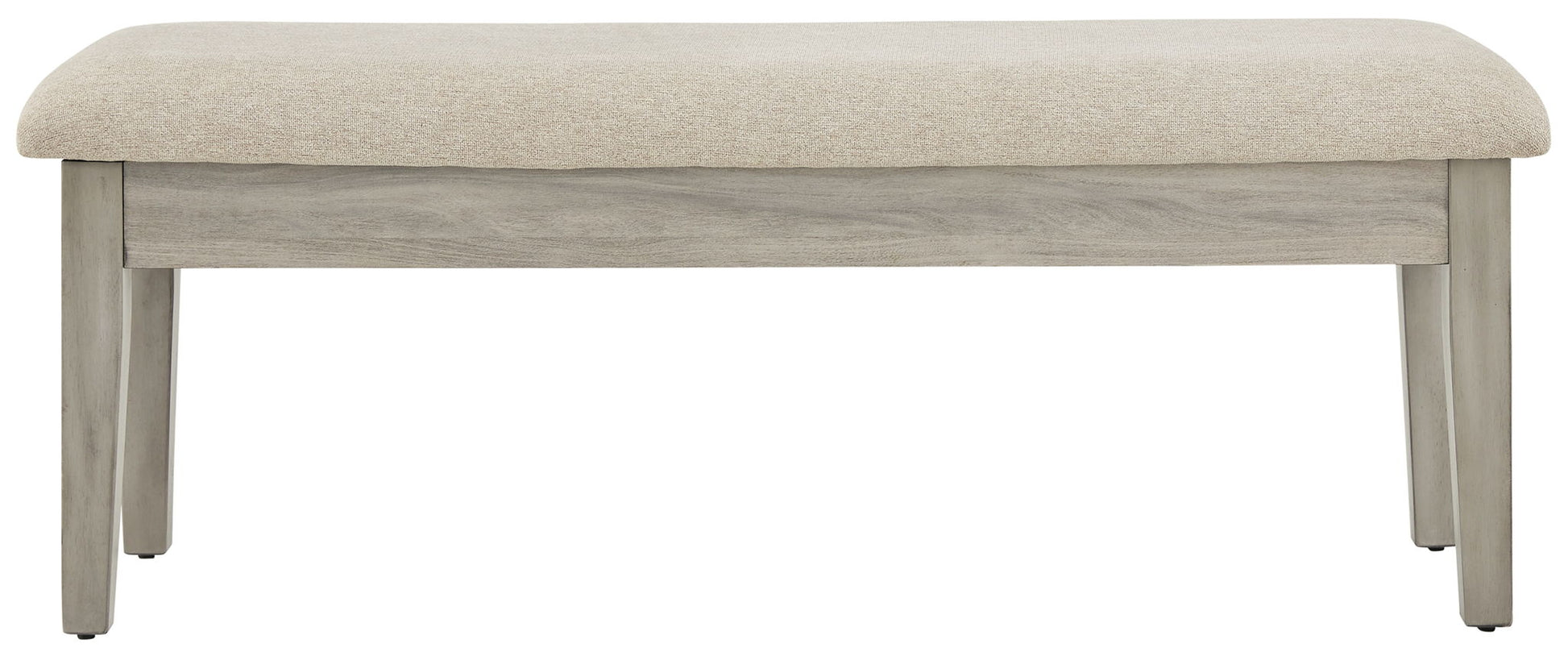 Parellen - Beige / Gray - Upholstered Storage Bench - Hornell Furniture Outlet