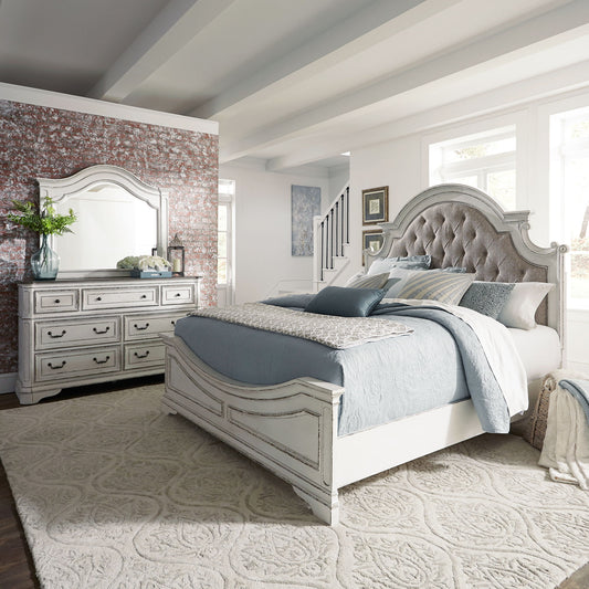 Magnolia Manor - Upholstered Bed Set - Hornell Furniture Outlet