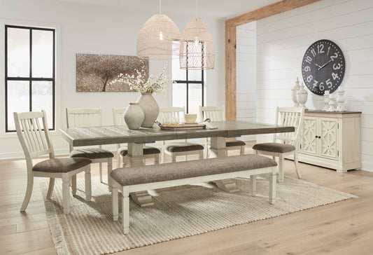 Bolanburg - Brown / Beige - Extension Dining Table - Hornell Furniture Outlet