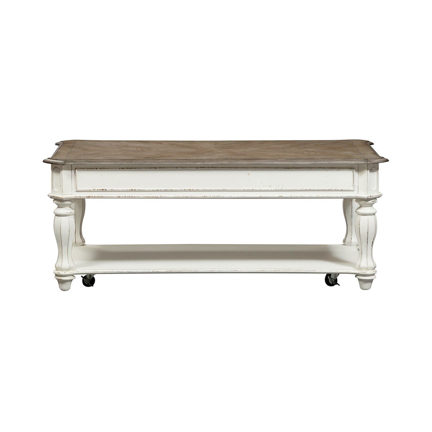 Magnolia Manor - Lift Top Cocktail Table - White - Hornell Furniture Outlet
