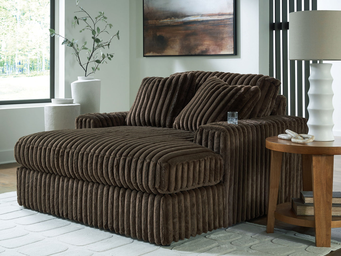Midnight - Madness - Oversized Chaise - Hornell Furniture Outlet