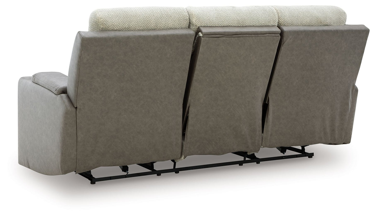 WhipLash - Sisal - Power Reclining Sofa With Adj Headrest - Hornell Furniture Outlet