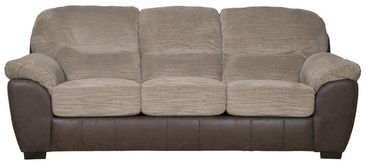 McMahon - Sofa With Drop Down Table - Bark - Hornell Furniture Outlet