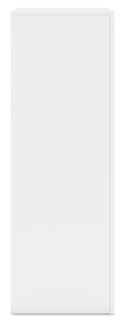 Binterglen - White - Five Drawer Chest - Hornell Furniture Outlet