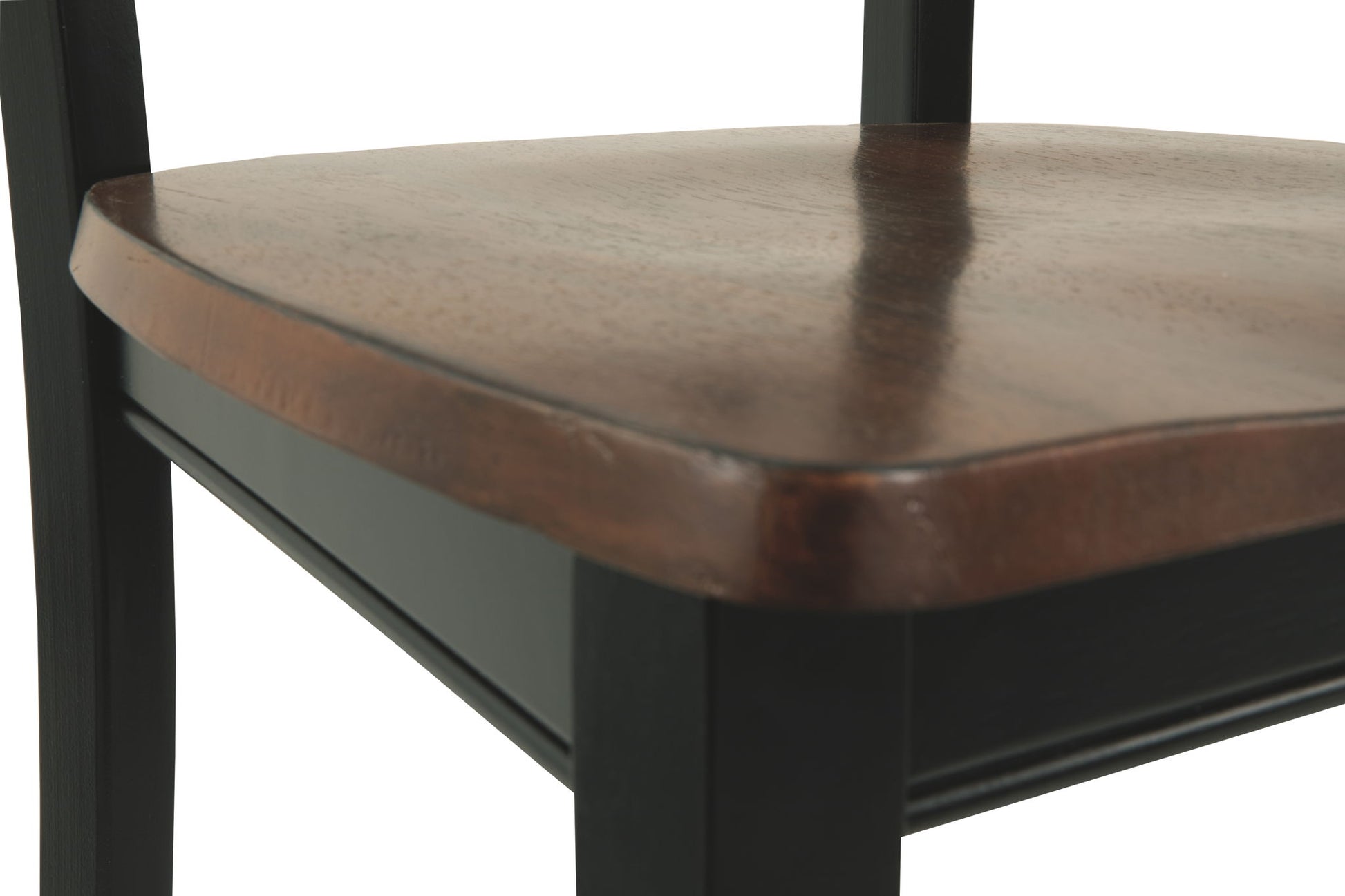 Owingsville - Black / Brown - Dining Room Side Chair (Set of 2) - Hornell Furniture Outlet