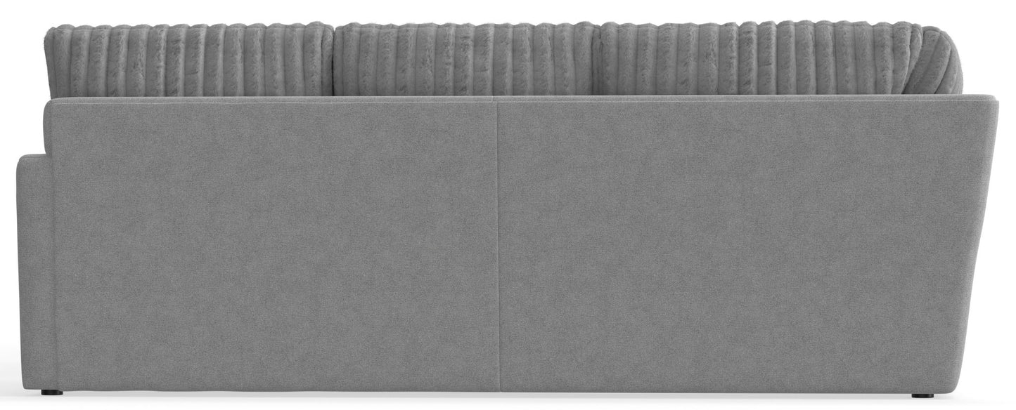 Titan - Sectional With Comfort Coil Seating, Cocktail Ottoman And Accent Pillows Included - Hornell Furniture Outlet
