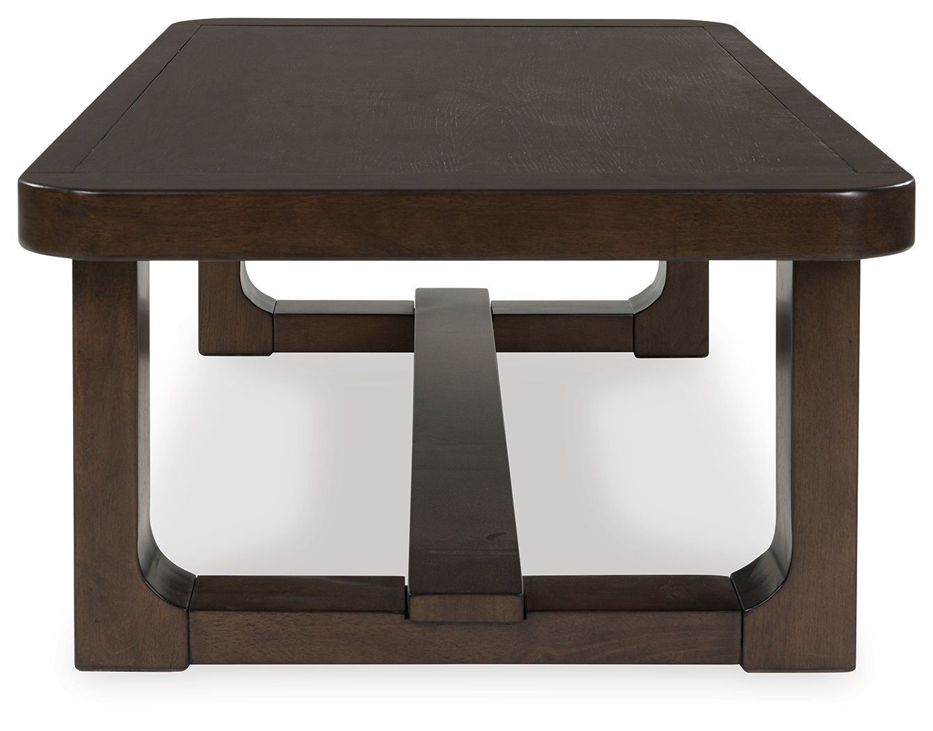 Breckington - Dark Brown - Rectangular Cocktail Table - Hornell Furniture Outlet