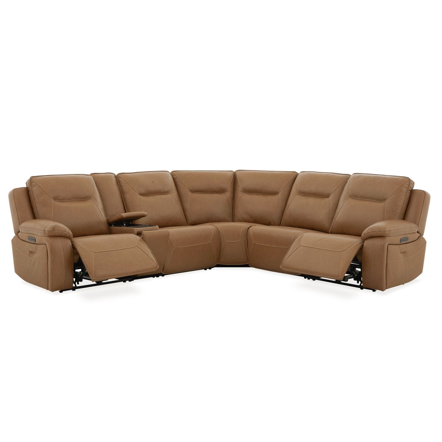 Callihan - 6 Piece Sectional - Brown - Hornell Furniture Outlet