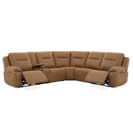 Callihan - 6 Piece Sectional - Brown - Hornell Furniture Outlet