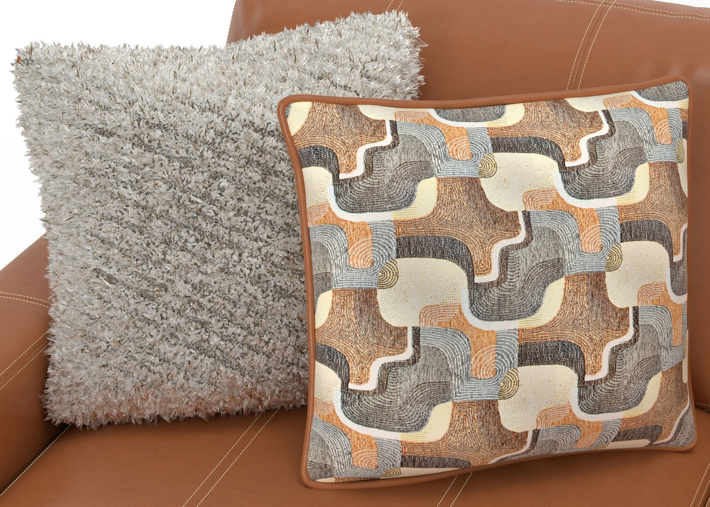 Minori - Italian Leather Sofa / Chaise And Cocktail Ottoman - Hornell Furniture Outlet