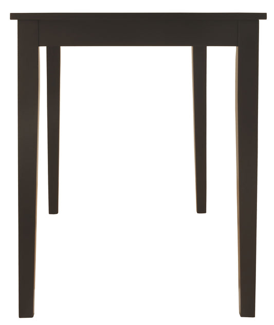 Kimonte - Dark Brown - Rectangular Dining Room Table - Hornell Furniture Outlet