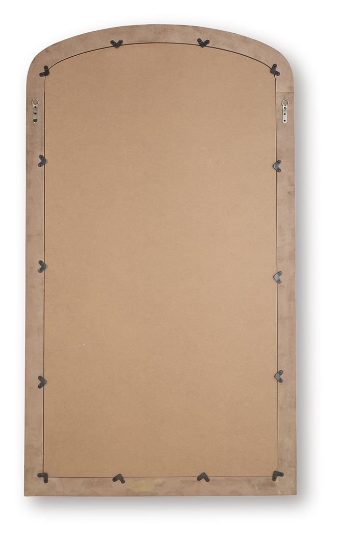 Fintan - Gold Finish - Floor Mirror - Hornell Furniture Outlet