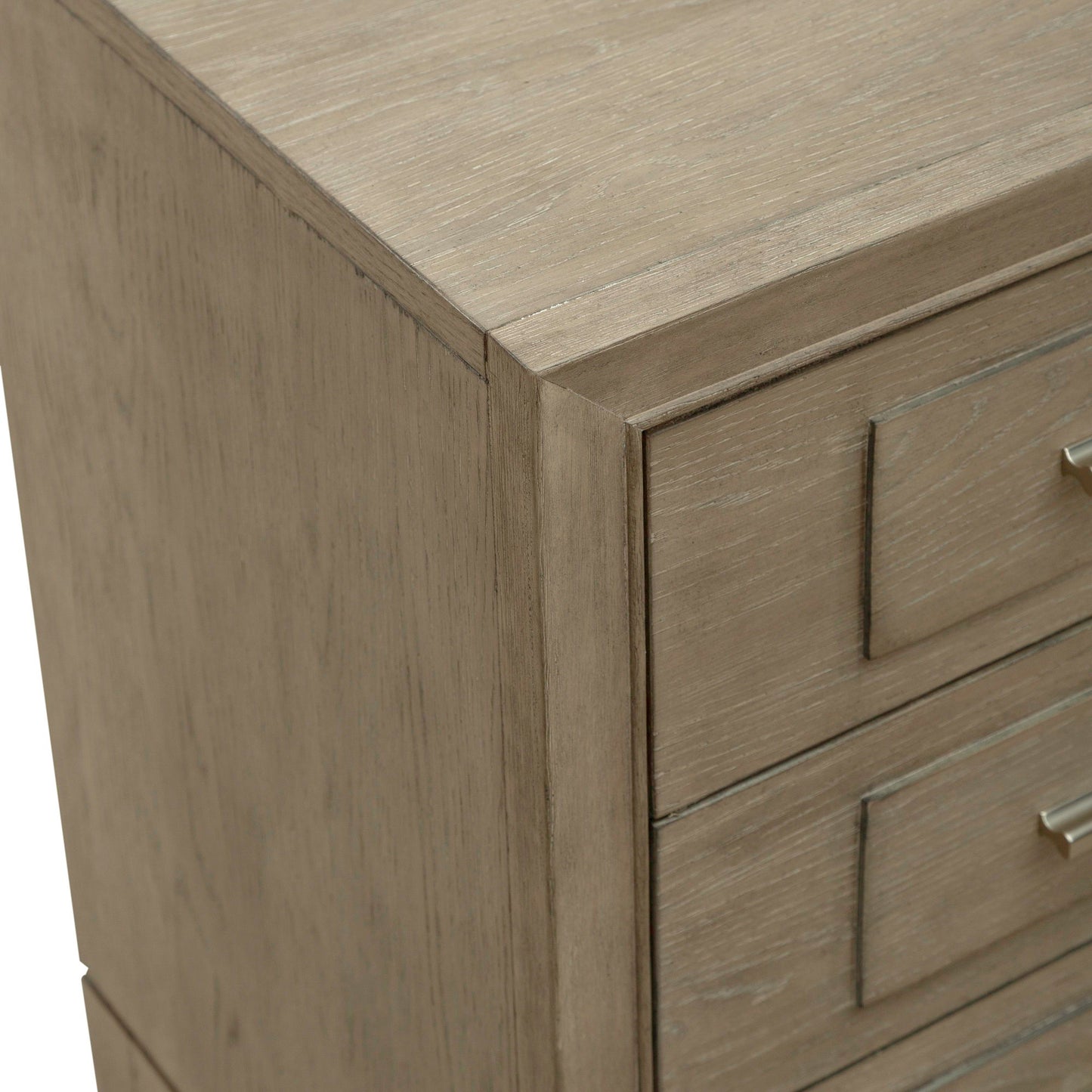 Brentwood - 3 Drawer Nightstand With Charging Station - Sandstone - Hornell Furniture Outlet