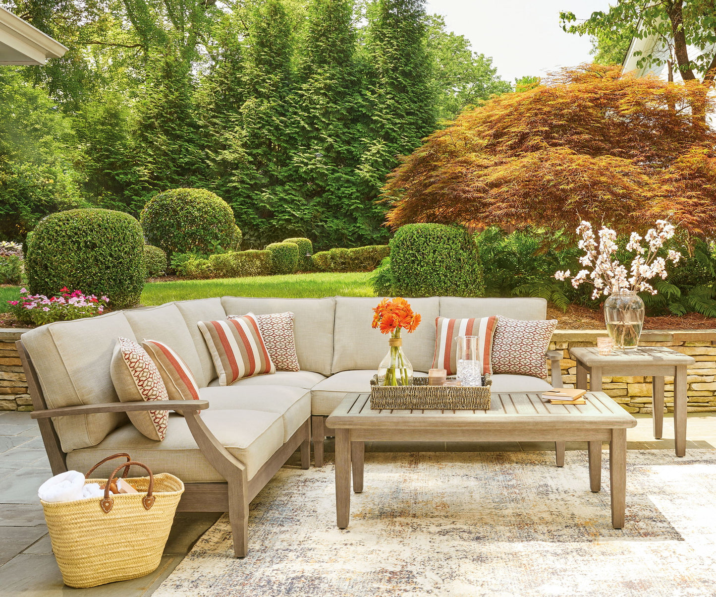 Clare View - Outdoor Sectional - Hornell Furniture Outlet