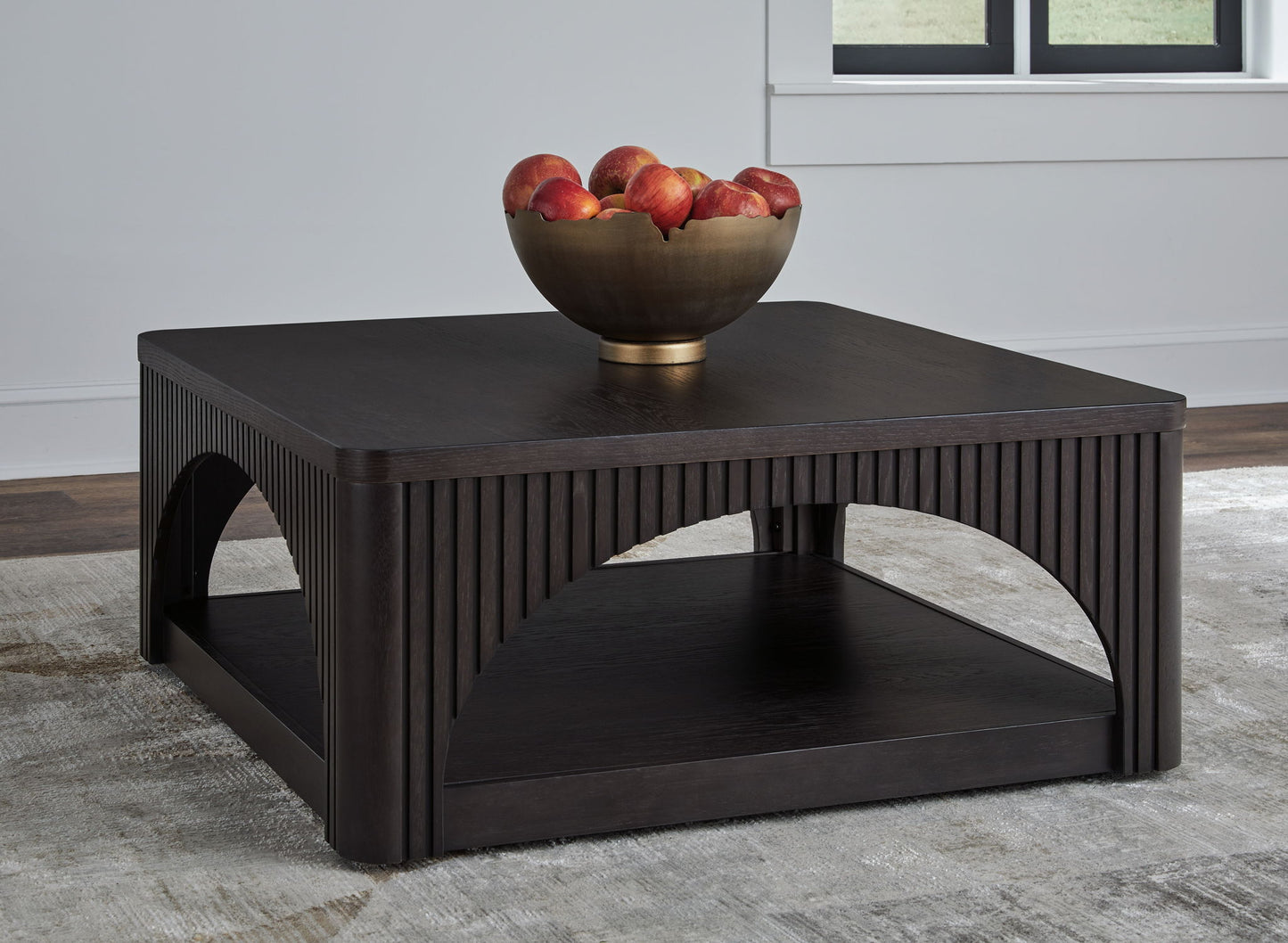 Yellink - Black - Square Cocktail Table - Hornell Furniture Outlet