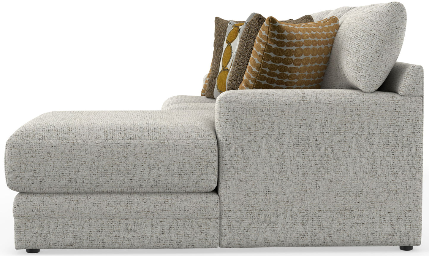 Tori - Sectional With Comfort Coil Seating And Accent Pillows Included - Hornell Furniture Outlet