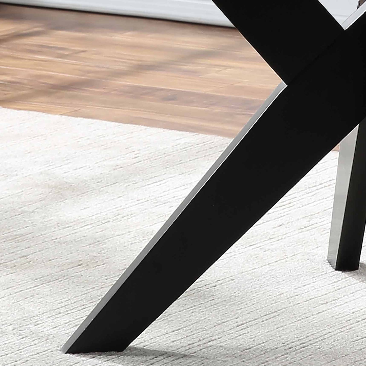 Amalie - Round Dining Table - Black - Hornell Furniture Outlet
