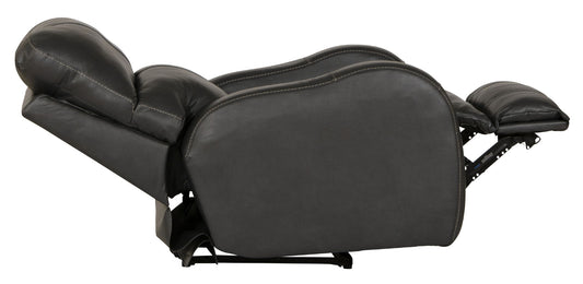 Angelo - Power Recliner - Gunmetal - Hornell Furniture Outlet