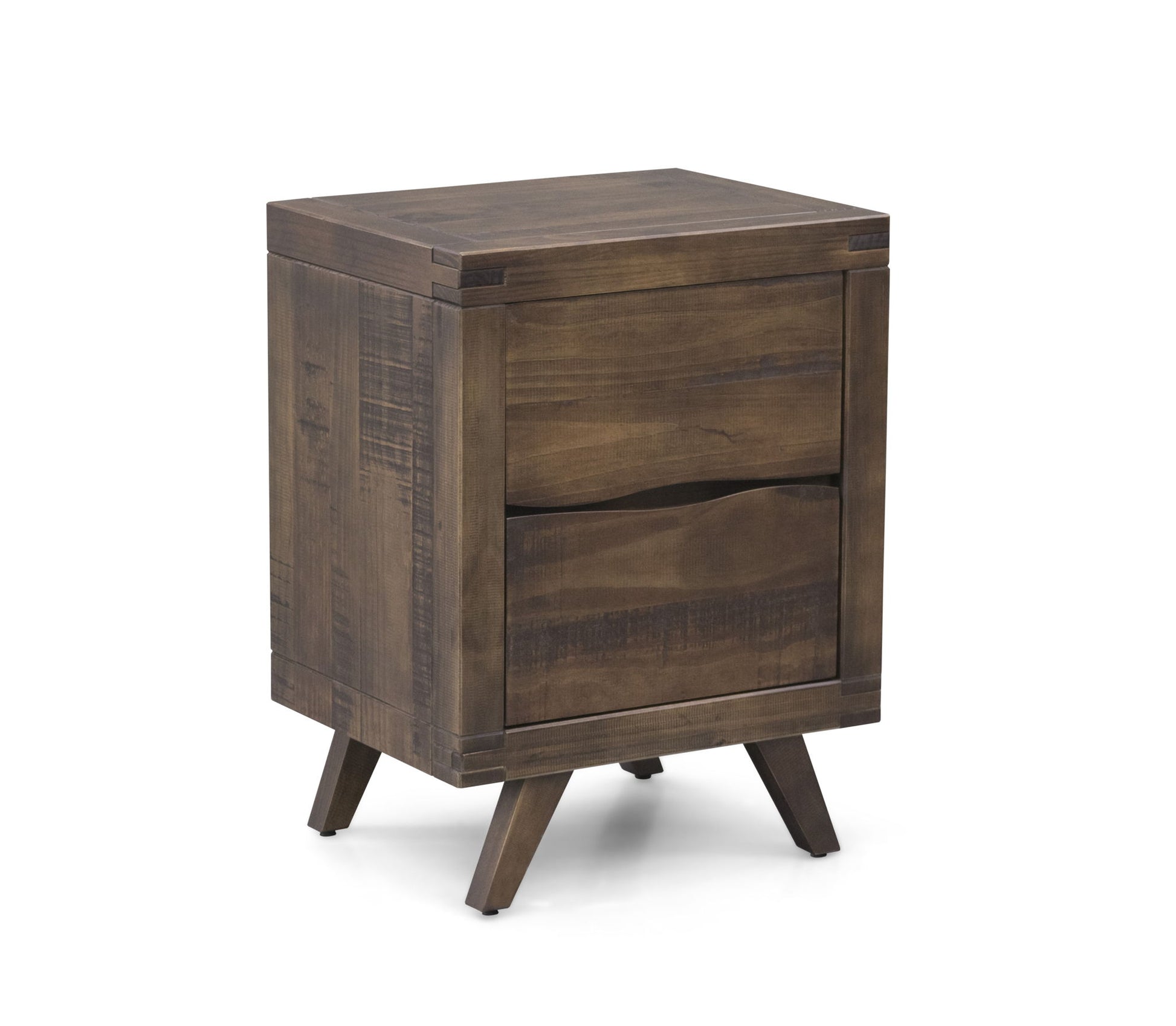 Pasco - Nightstand With Glides - Dark Brown - Hornell Furniture Outlet