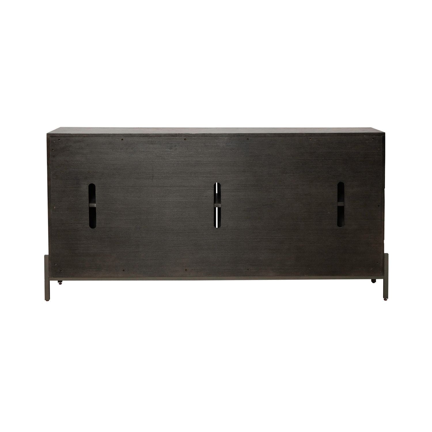 Pelicans Buff - 74" Accent TV Console - Gray - Hornell Furniture Outlet