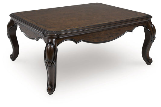 Maylee - Table With Cabriole Legs - Hornell Furniture Outlet