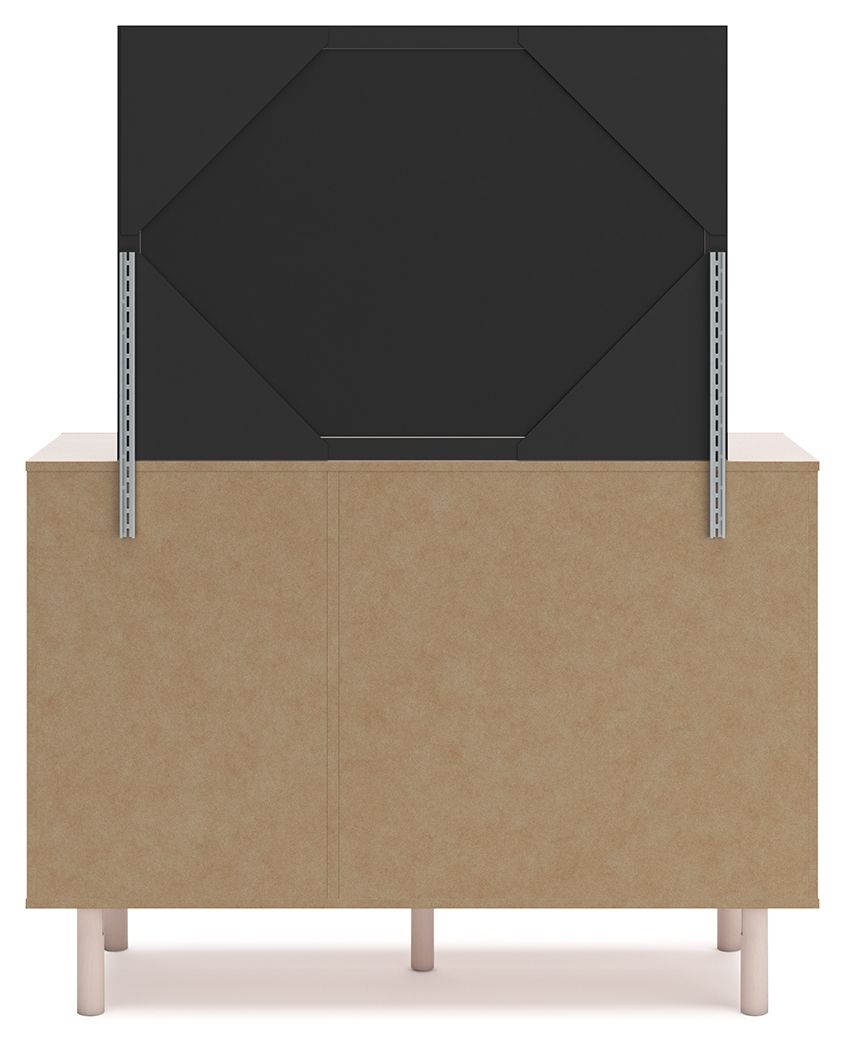 Wistenpine - Blush - Dresser And Mirror - Hornell Furniture Outlet