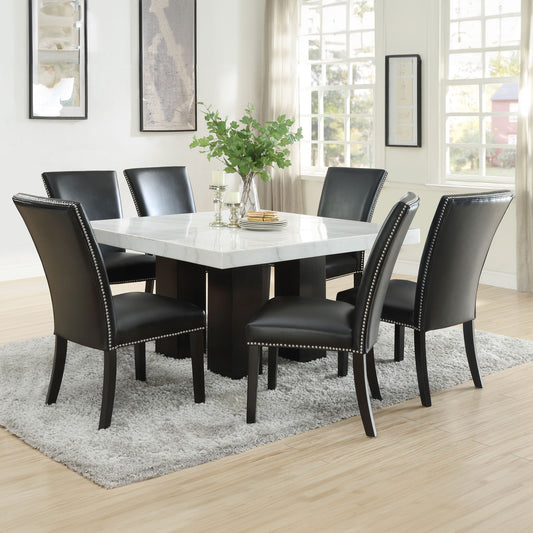 Camila - Square Dining Set - White Top - Hornell Furniture Outlet