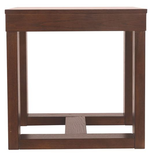 Watson - Dark Brown - Square End Table - Hornell Furniture Outlet