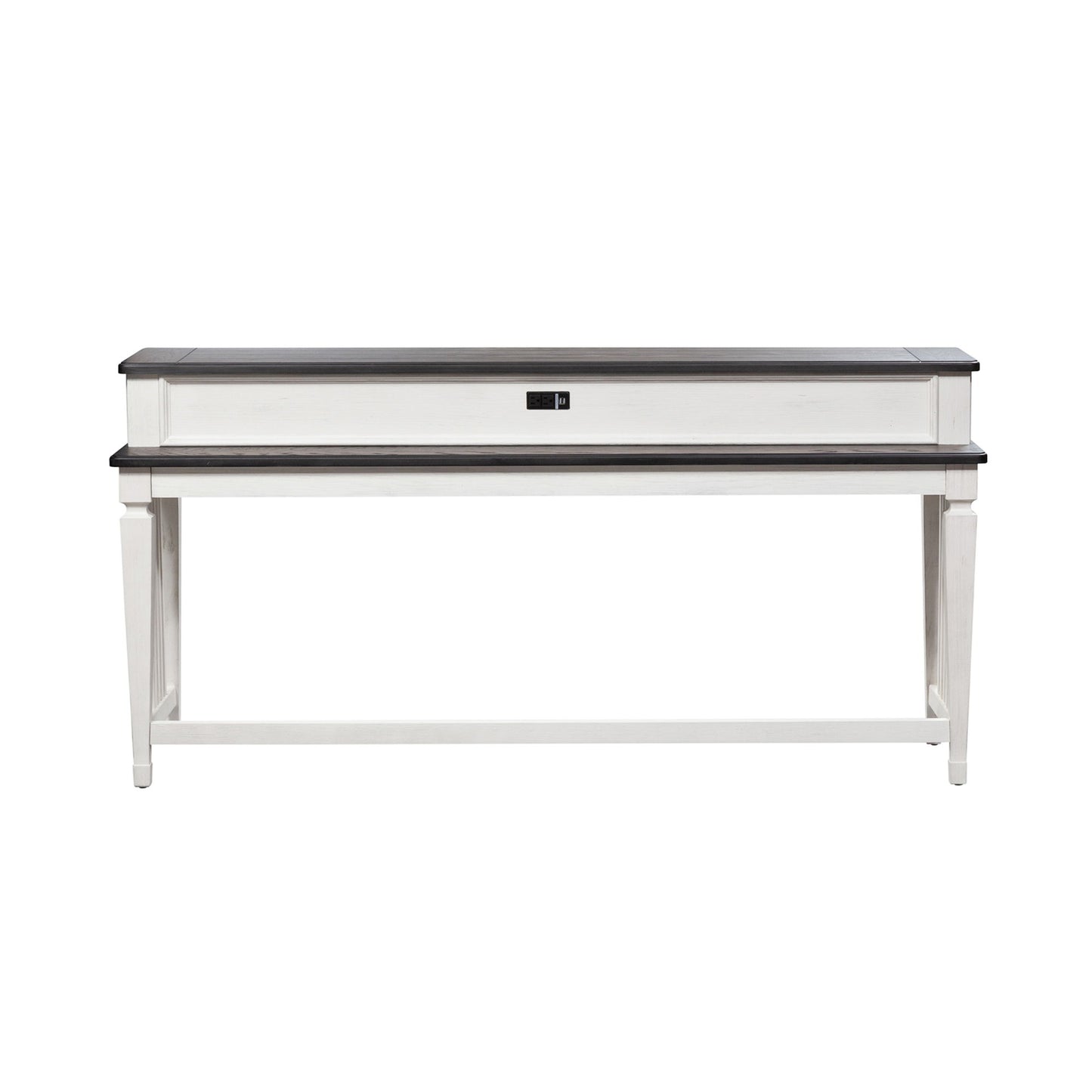 Allyson Park - Console Bar Table - White - Hornell Furniture Outlet
