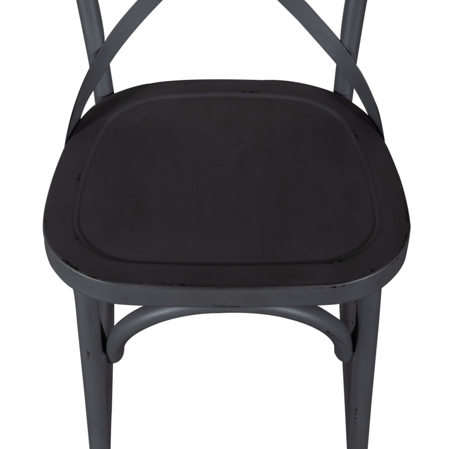 Vintage Series - X Back Counter Chair - Gray - Hornell Furniture Outlet