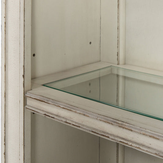 Magnolia Manor - Credenza Hutch - White - Hornell Furniture Outlet