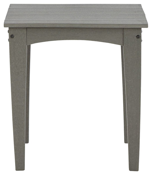 Visola - Gray - Square End Table - Hornell Furniture Outlet