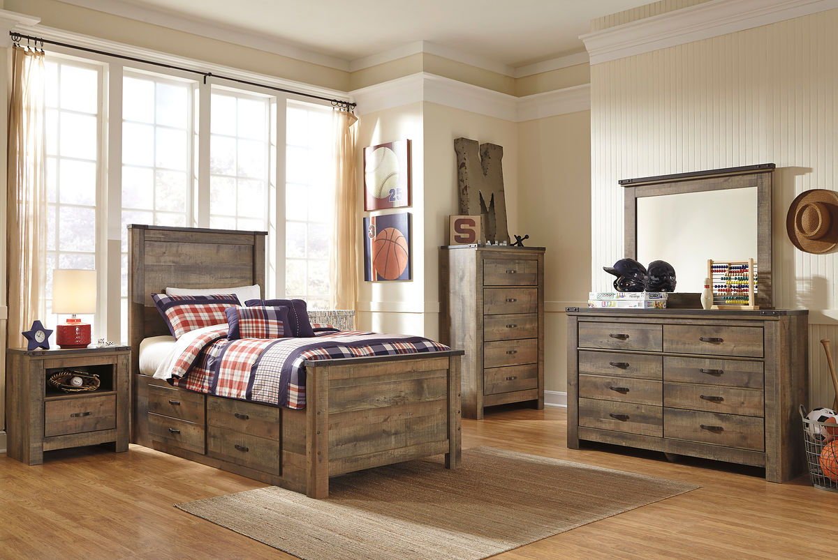 Trinell - Panel Bed - Hornell Furniture Outlet