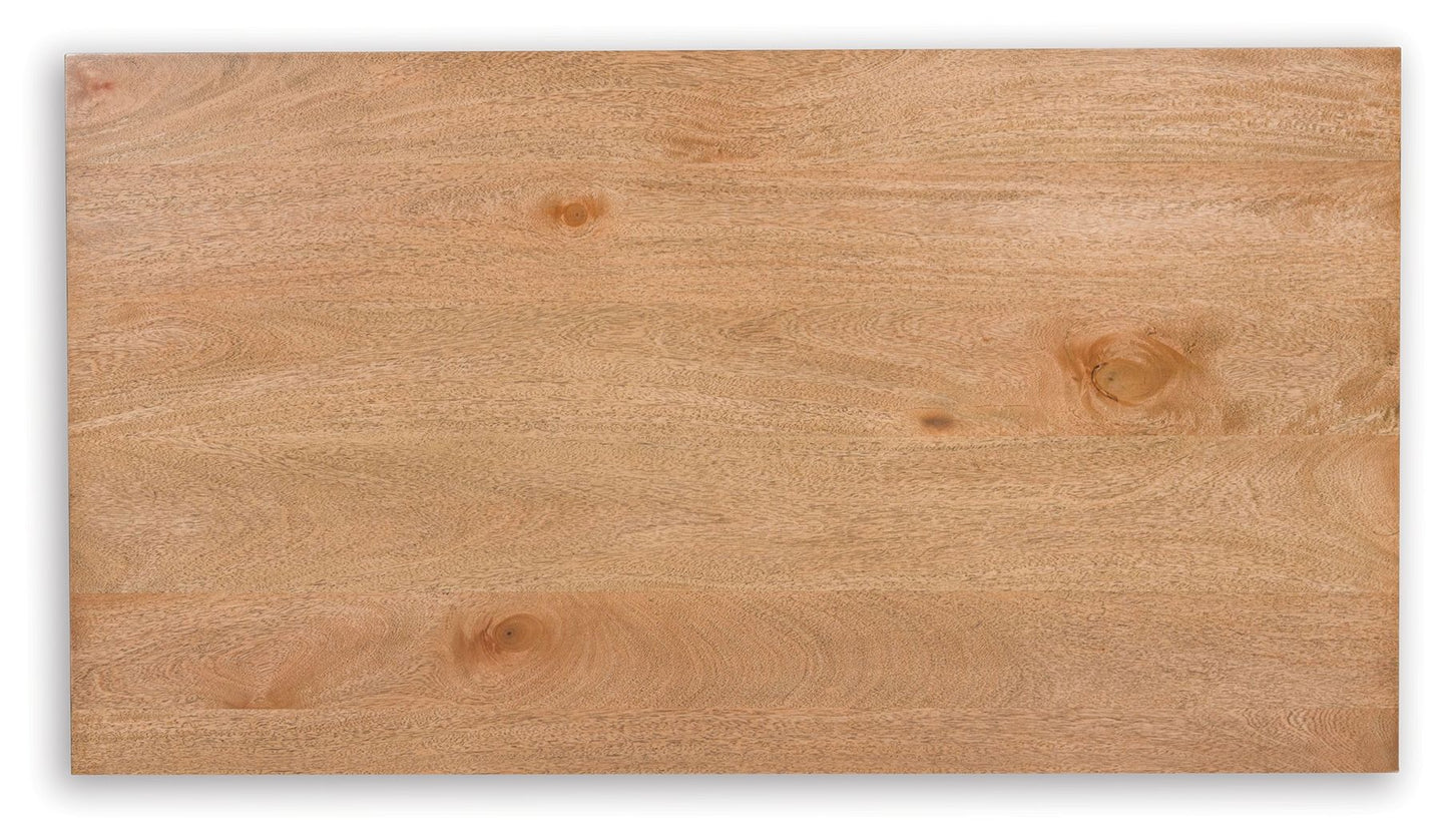 Kristiland - Light Brown - Rectangular Cocktail Table - Hornell Furniture Outlet