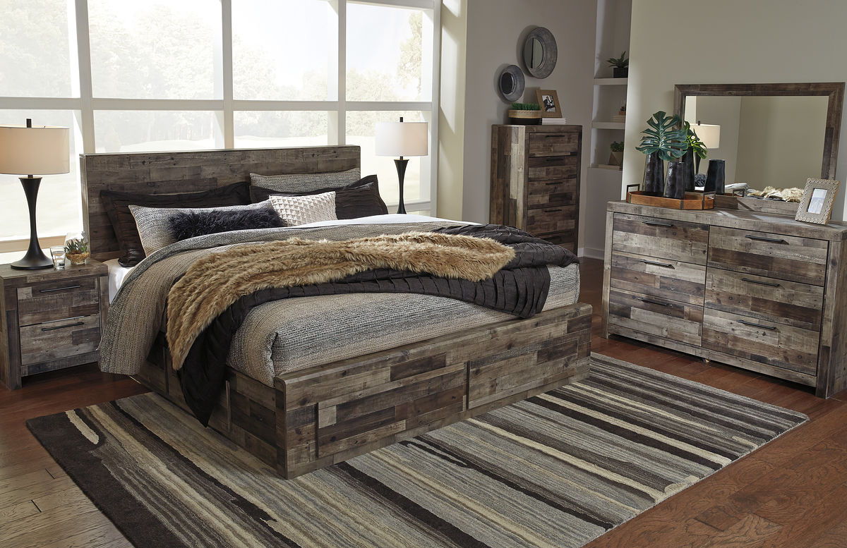 Derekson - Panel Bed - Hornell Furniture Outlet