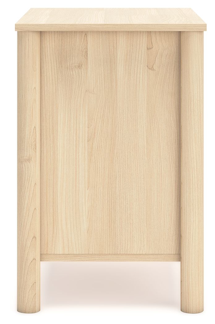 Cabinella - Tan - Two Drawer Night Stand - Hornell Furniture Outlet