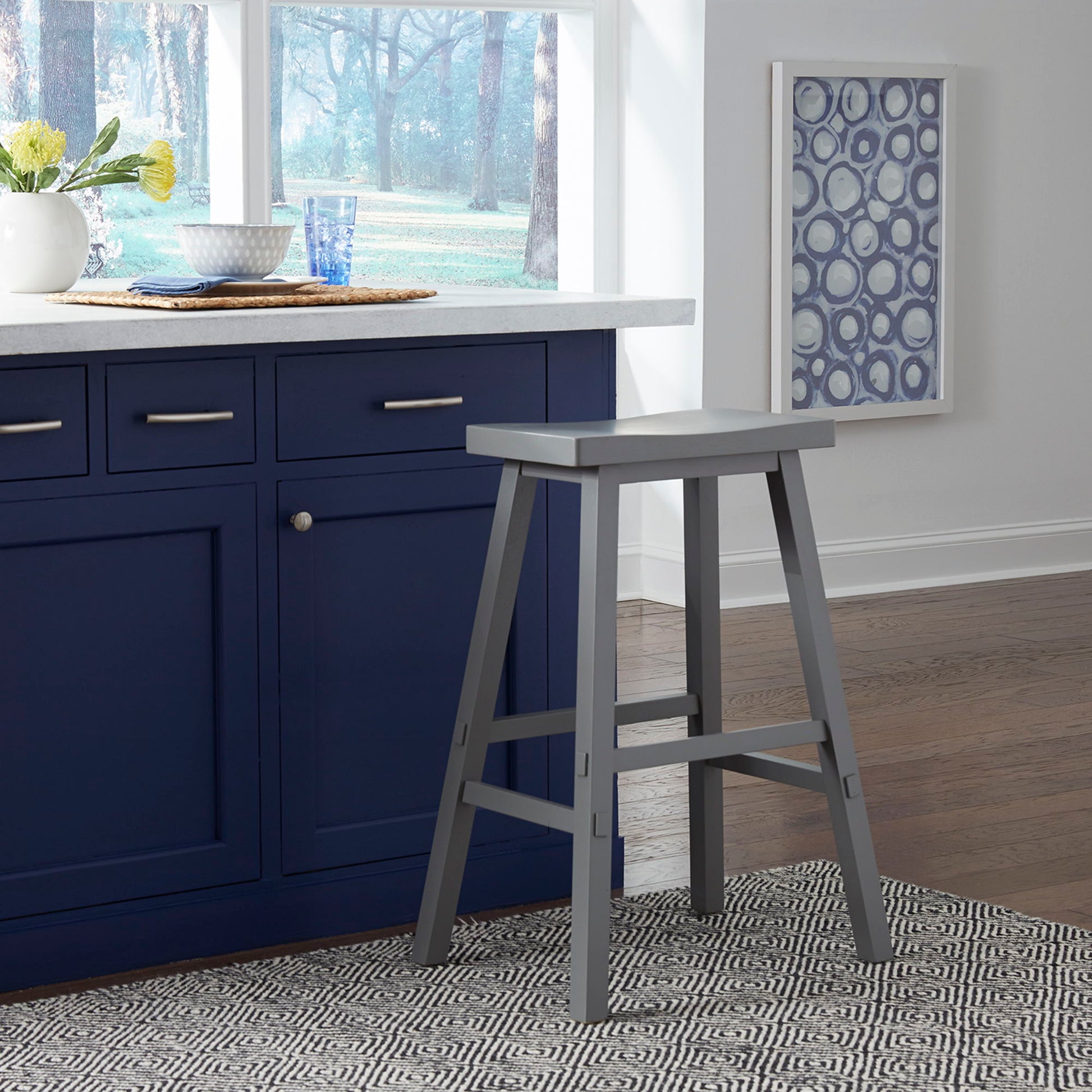 Creations II - 30" Sawhorse Stool - Hornell Furniture Outlet