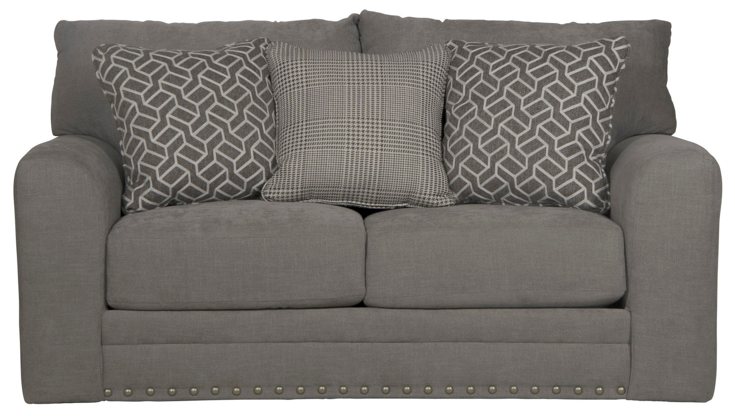 Cutler - Gliding Loveseat - Ash - Hornell Furniture Outlet