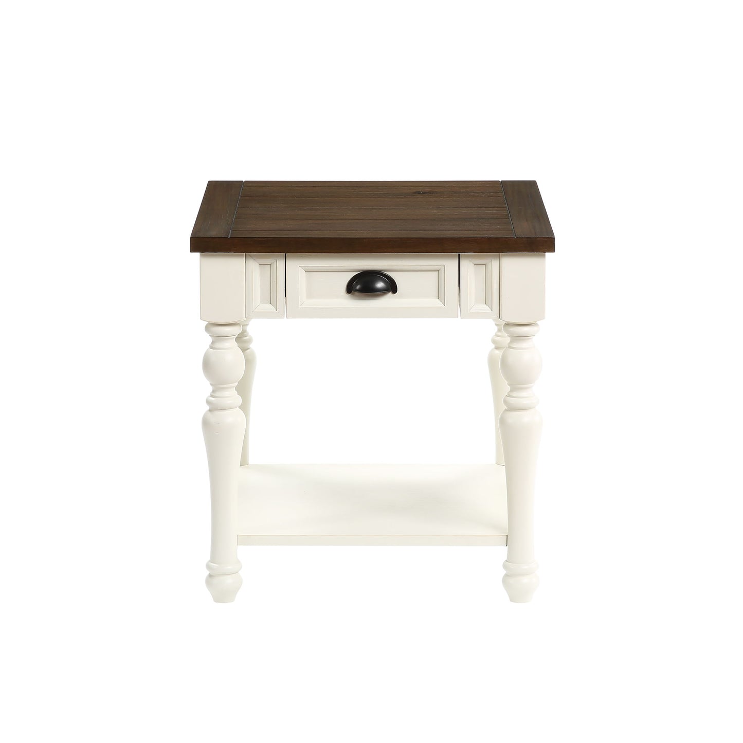 Joanna - End Table - White - Hornell Furniture Outlet