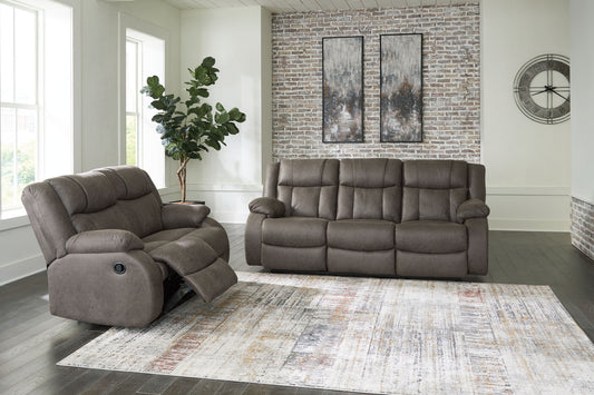 First Base - Reclining Living Room Set - Hornell Furniture Outlet