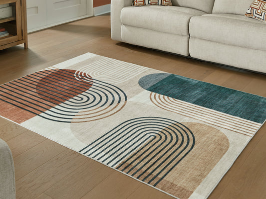 Farrendale - Washable Rug - Hornell Furniture Outlet