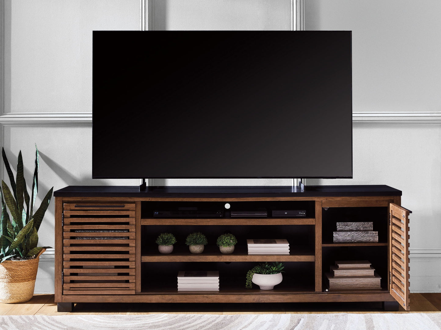 Kallari - TV Stand With Fireplace Option - Hornell Furniture Outlet