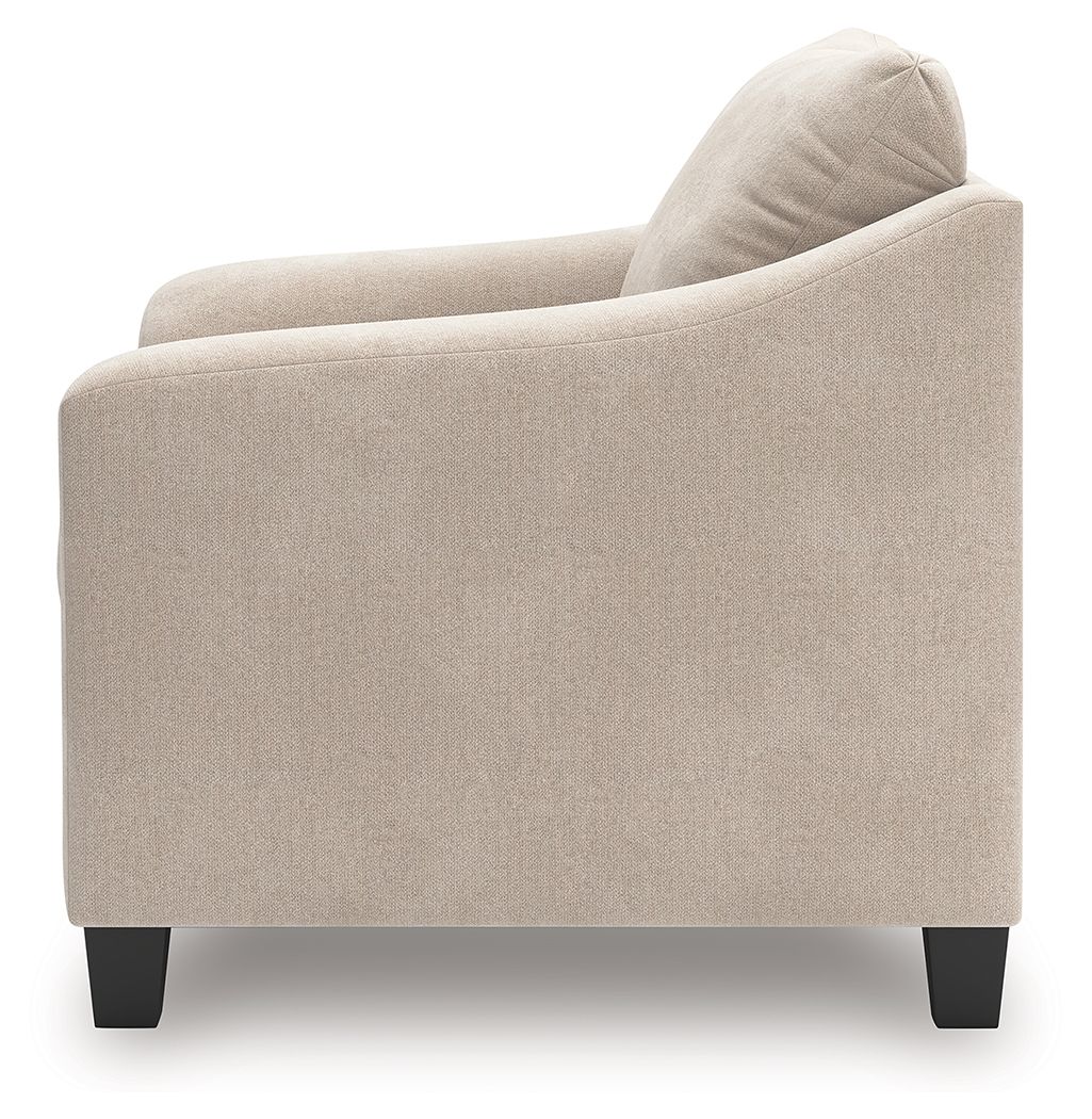 Willarae - Taupe - 2 Pc. - Chair And A Half, Ottoman - Hornell Furniture Outlet